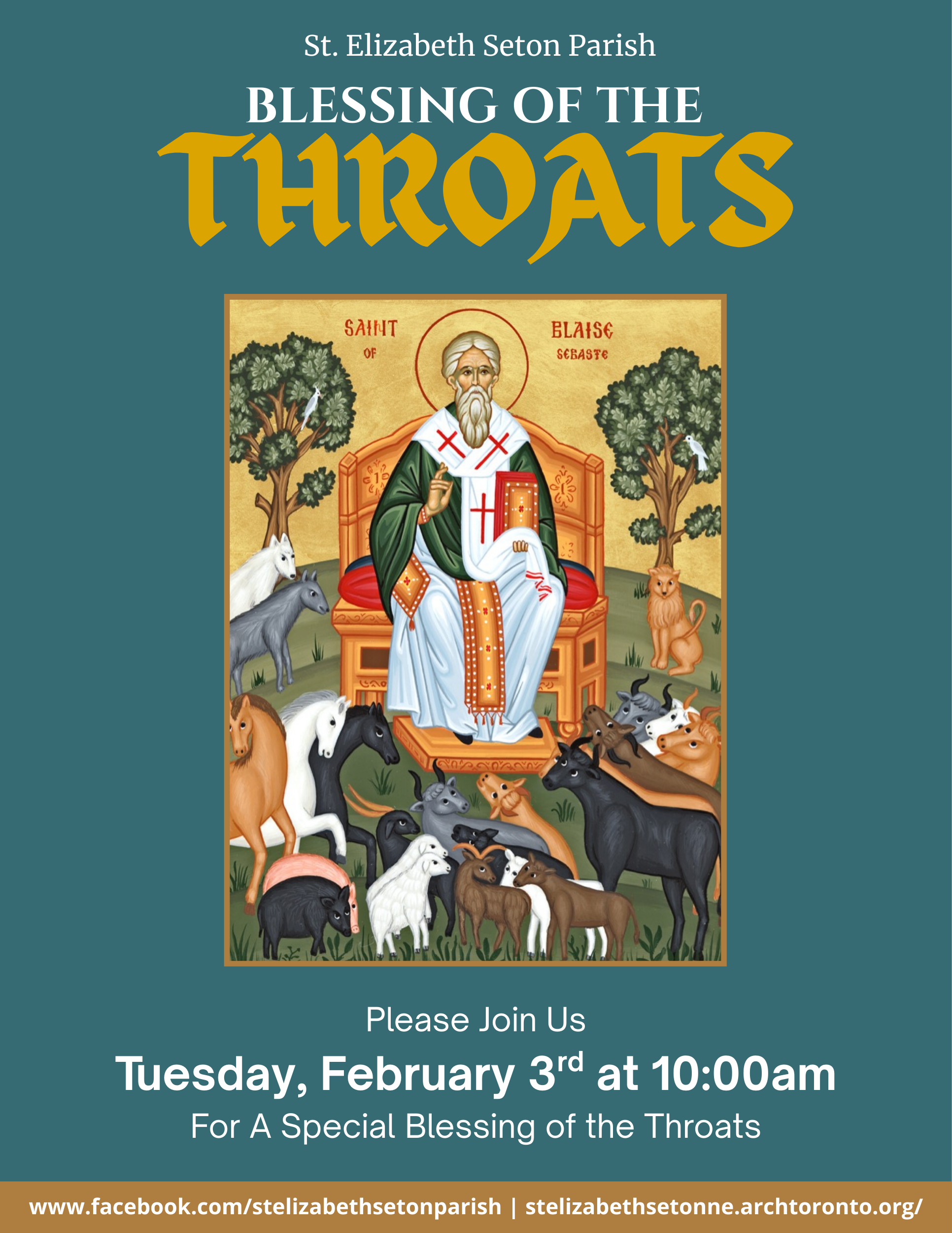 Blessing of Throats poster