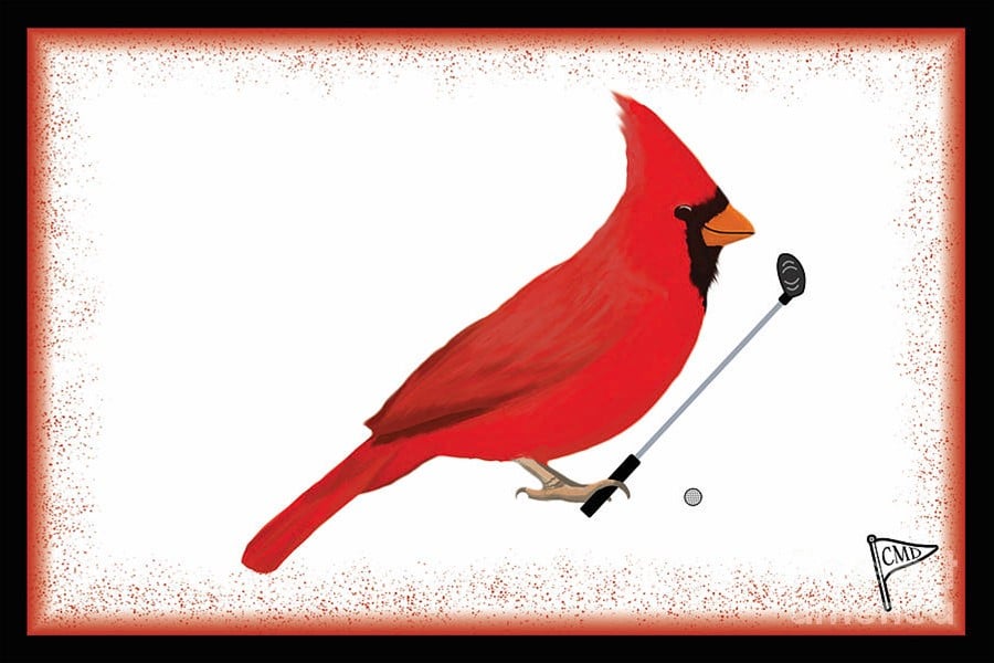 Cardinal Golf Course Mascot