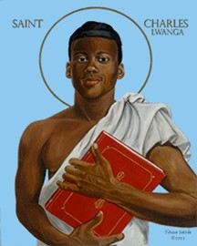 Icon of St. Charles Lwanga