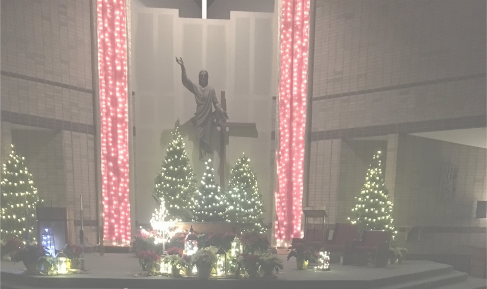 Christmas altar picture