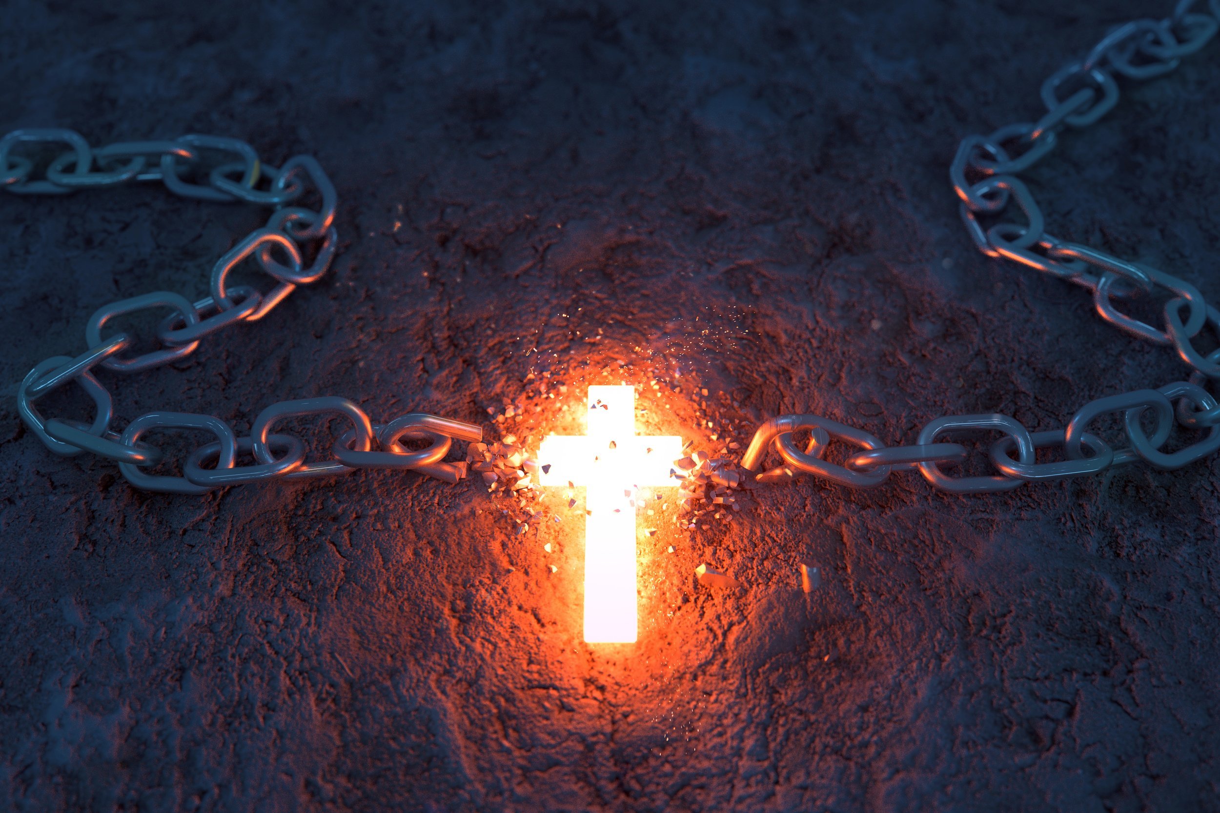 God breaks chains