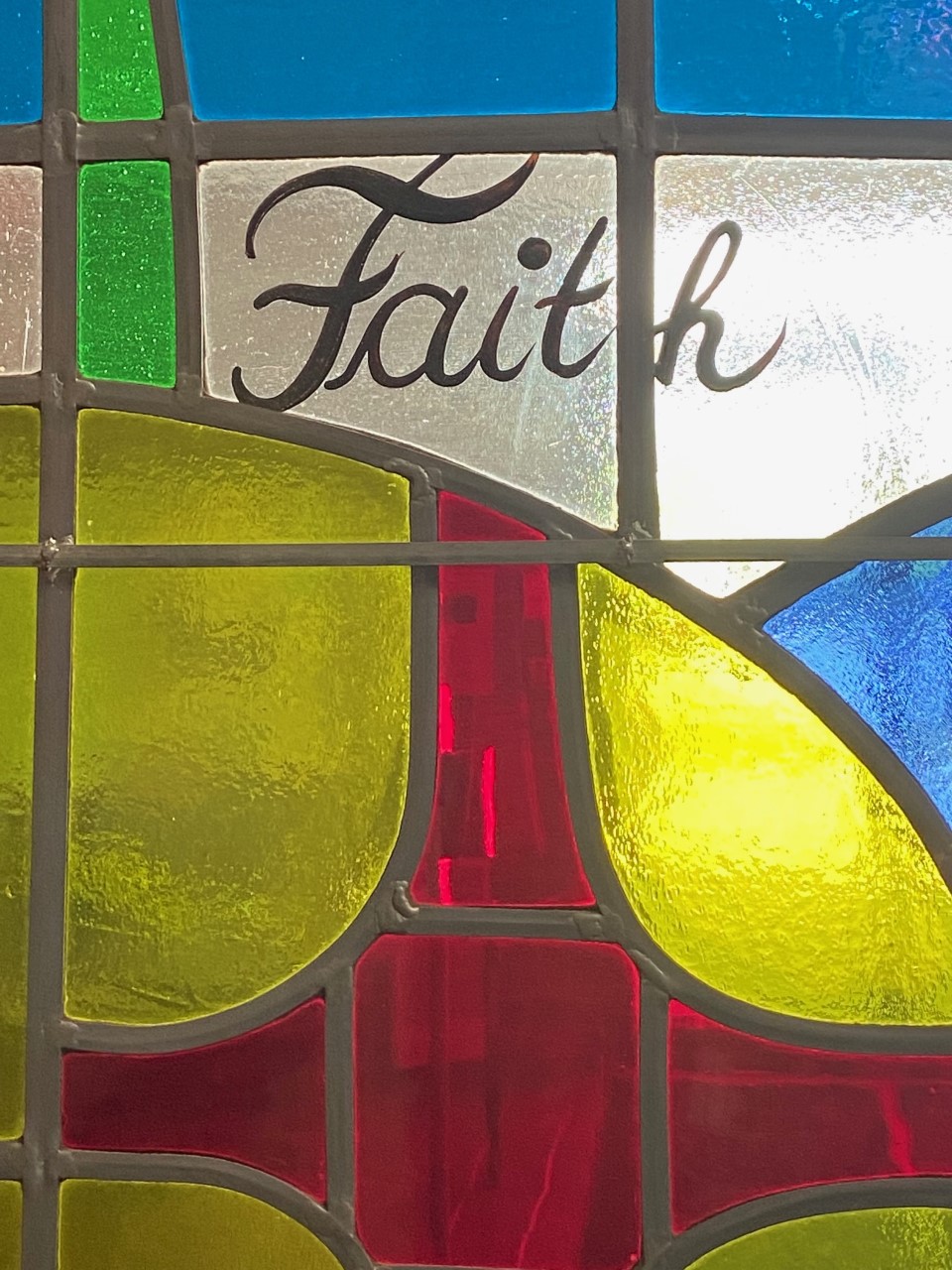 stained glass faith