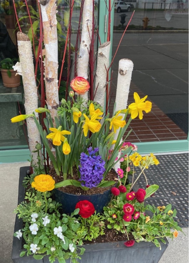 Spring Urn